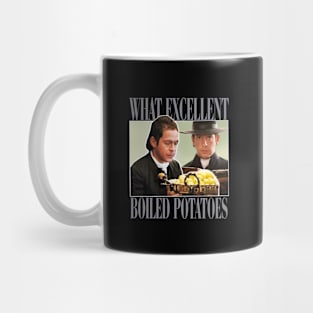 what excellent boiled potatoes Funny Meme Mug